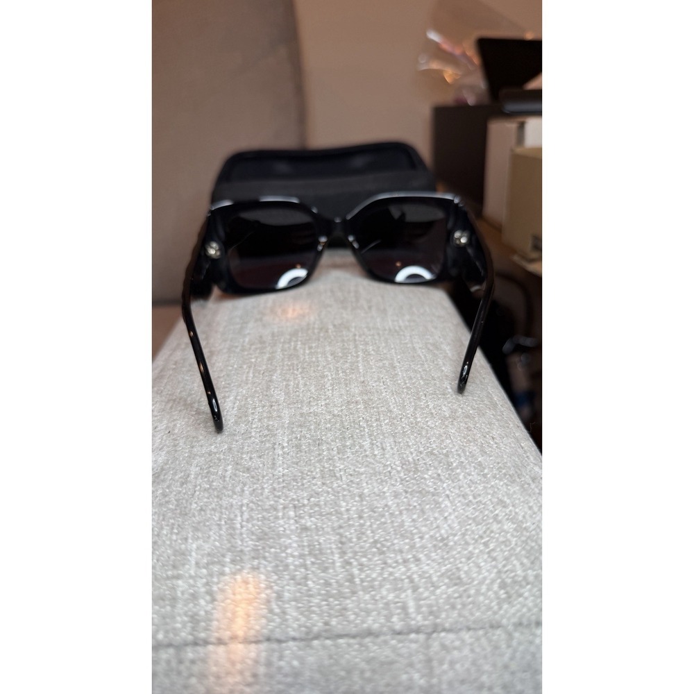 Vintage Chanel 5019 CC Logo Black Quilted Sunglasses Italy - Picture 12 of 16